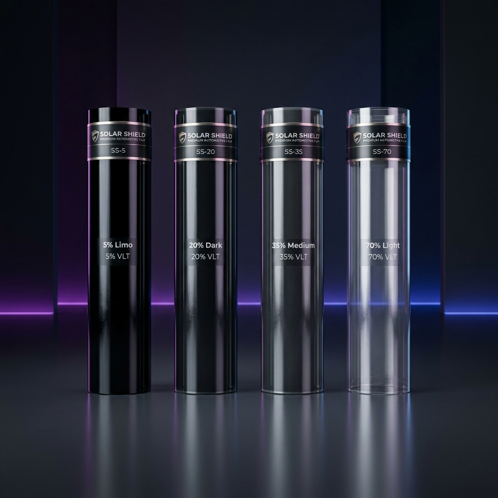 Glassify film product rolls
