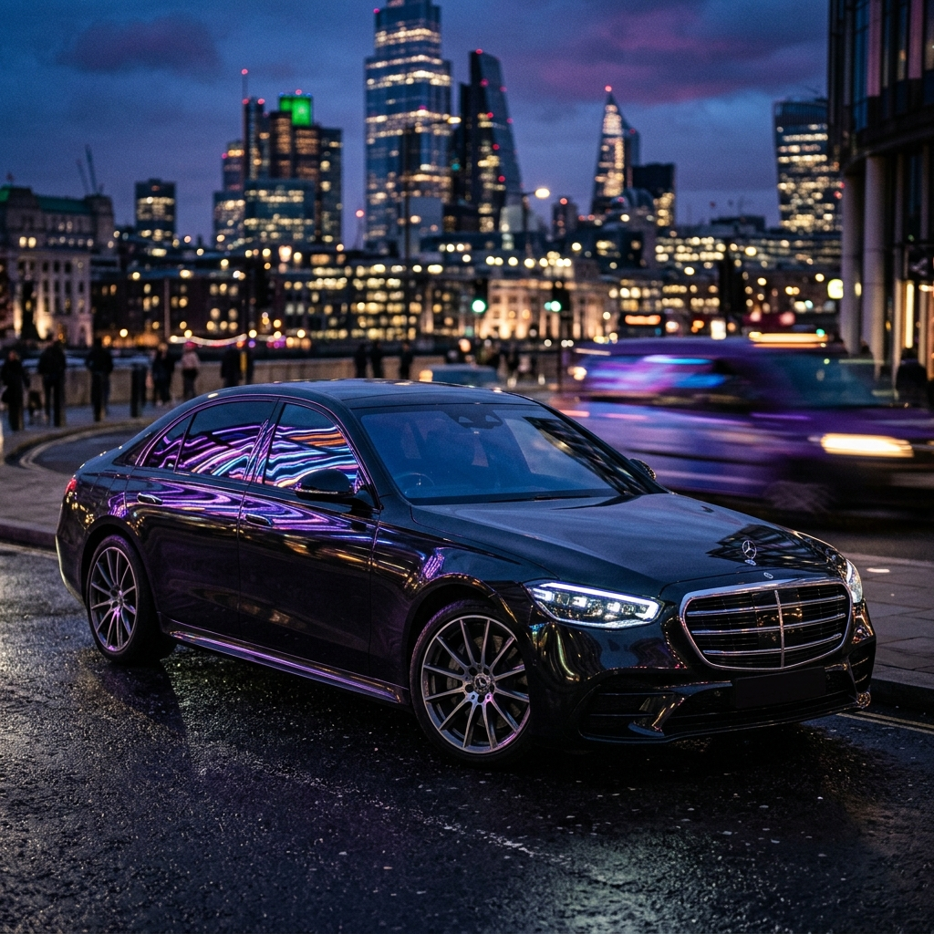 Premium sedan with Glassify window tinting