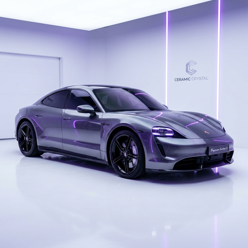Premium sports car with Glassify CERAMIC CRYSTAL CX-95 flagship film